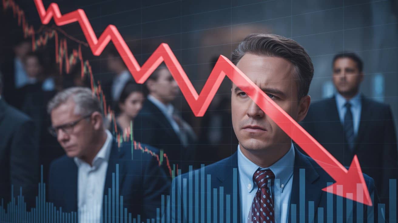 Падение акций