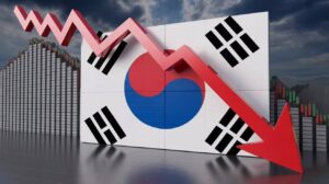 Южнокорейская вона падает