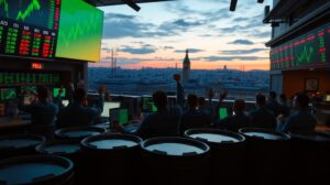 Европейские акции подскочили на открытии после падения нефти