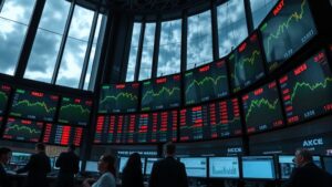 Европейские биржи осторожно растут перед решением ФРС
